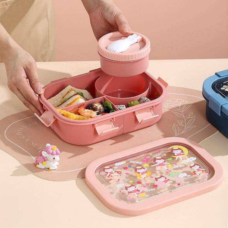 Kids Plastic Lunch Container Bento Lunch Box - EX-STOCK Canada