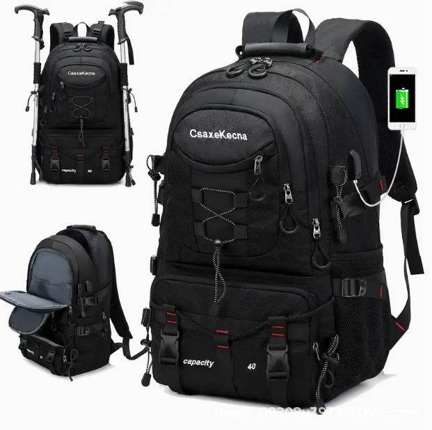 Large Capacity Travel Mountaineering Hiking Backpack - EX-STOCK Canada