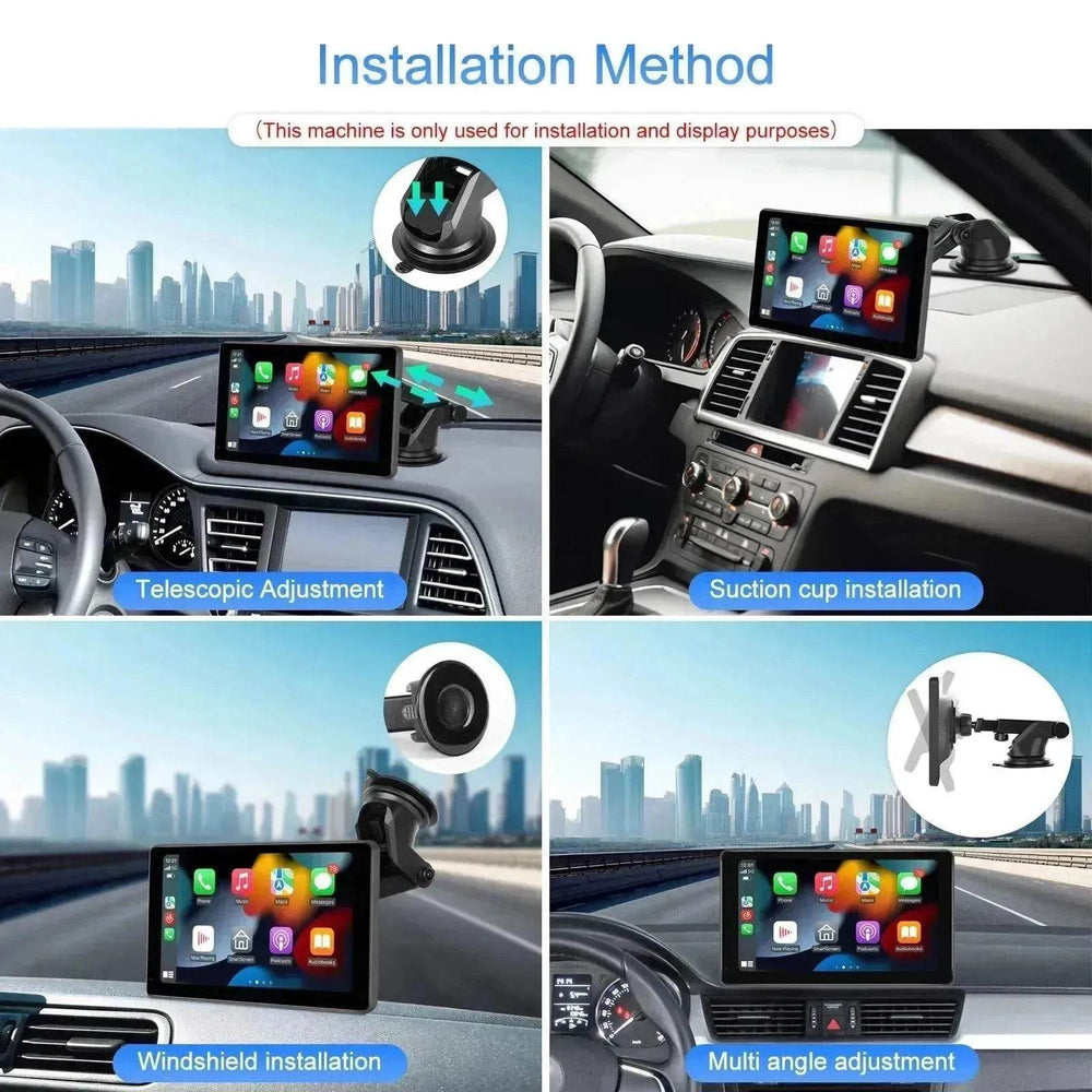 Smart Full Touch HD Android 130 PND WiFi Version2 Auto Play HD Screen Display Steering Wheel Control, Reversing Assistance Car Camera , Supports Wireless Bluetooth Connection and FM Transmitter - EX-STOCK Canada