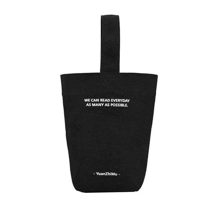 Canvas Lunch Solid Color Canvas Bag - EX-STOCK Canada