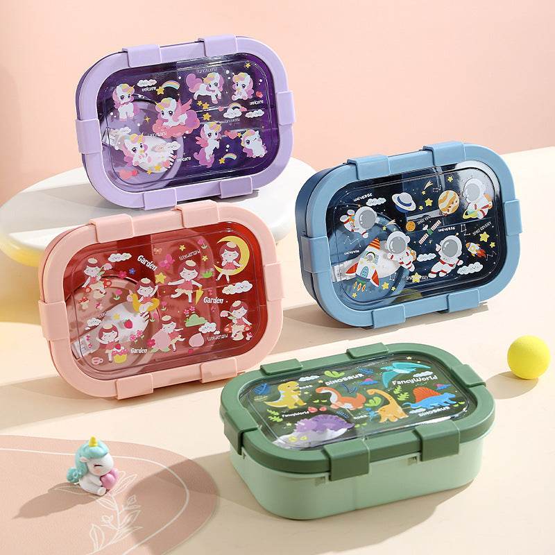 Kids Plastic Lunch Container Bento Lunch Box - EX-STOCK Canada