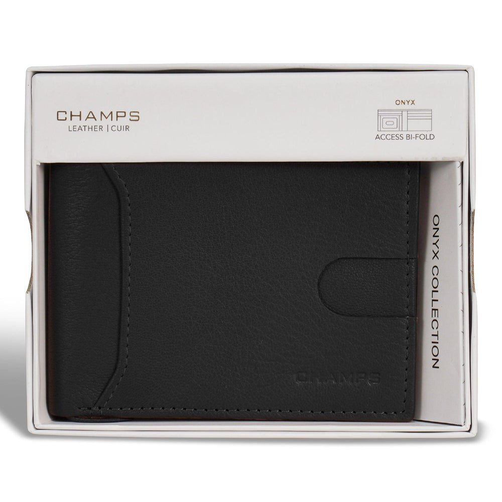 Onyx / Leather Access Bi-Fold Wallet EX-STOCK Canada
