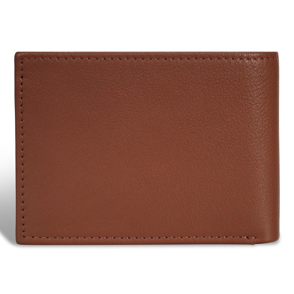 Portefeuille à aile supérieur en onyx / cuirEX-STOCK Canada