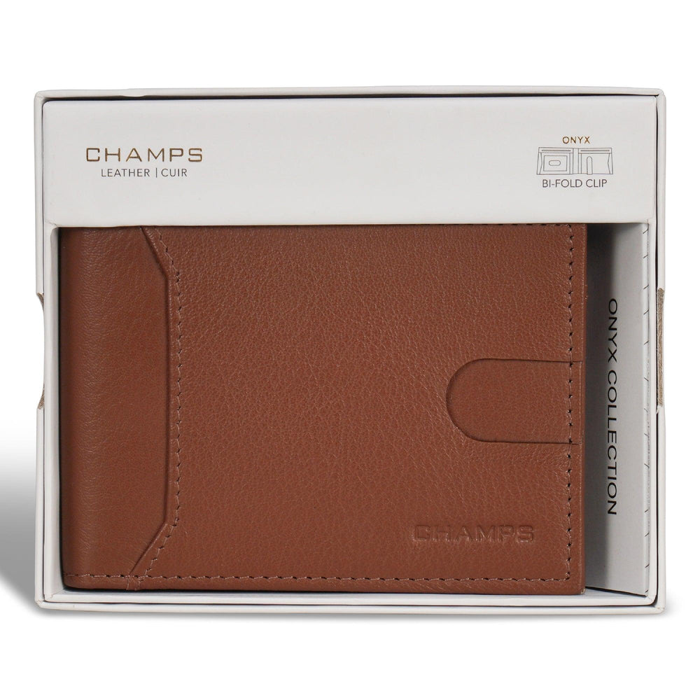 Onyx / Leather Bi-Fold Clip Wallet EX-STOCK Canada