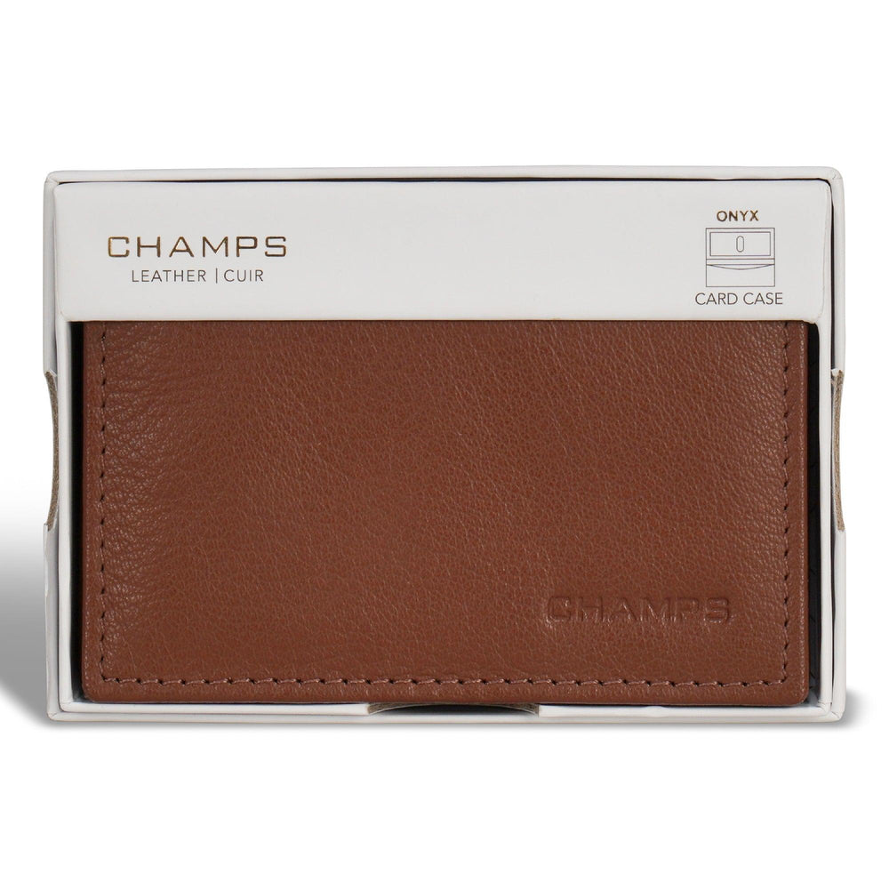 Onyx / Leather Card Case EX-STOCK Canada