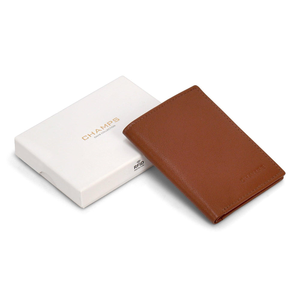 Onyx / Leather Vertical Slim Wallet EX-STOCK Canada