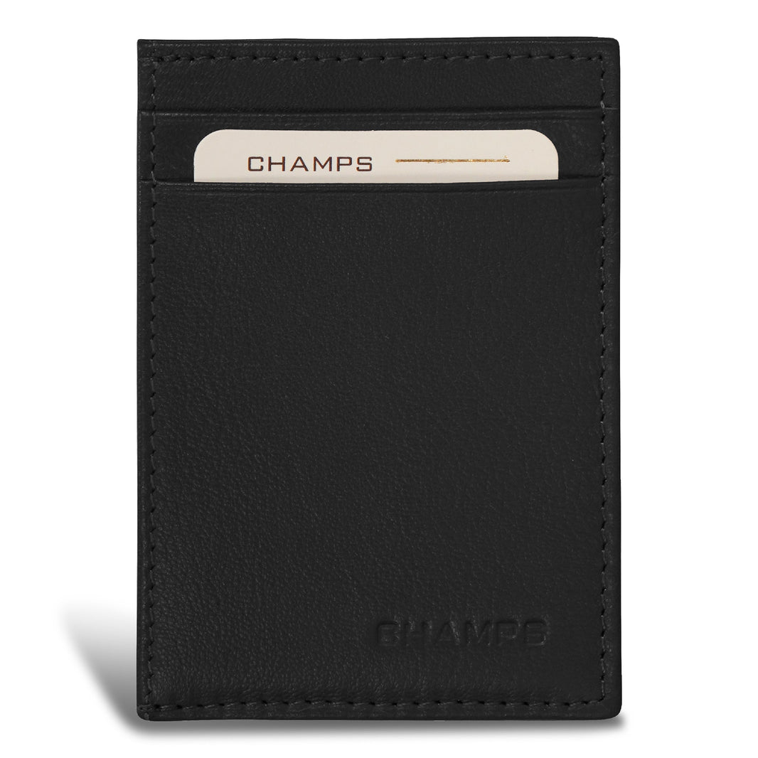 Onyx / Leather Mag Hybrid Card Holder EX-STOCK Canada