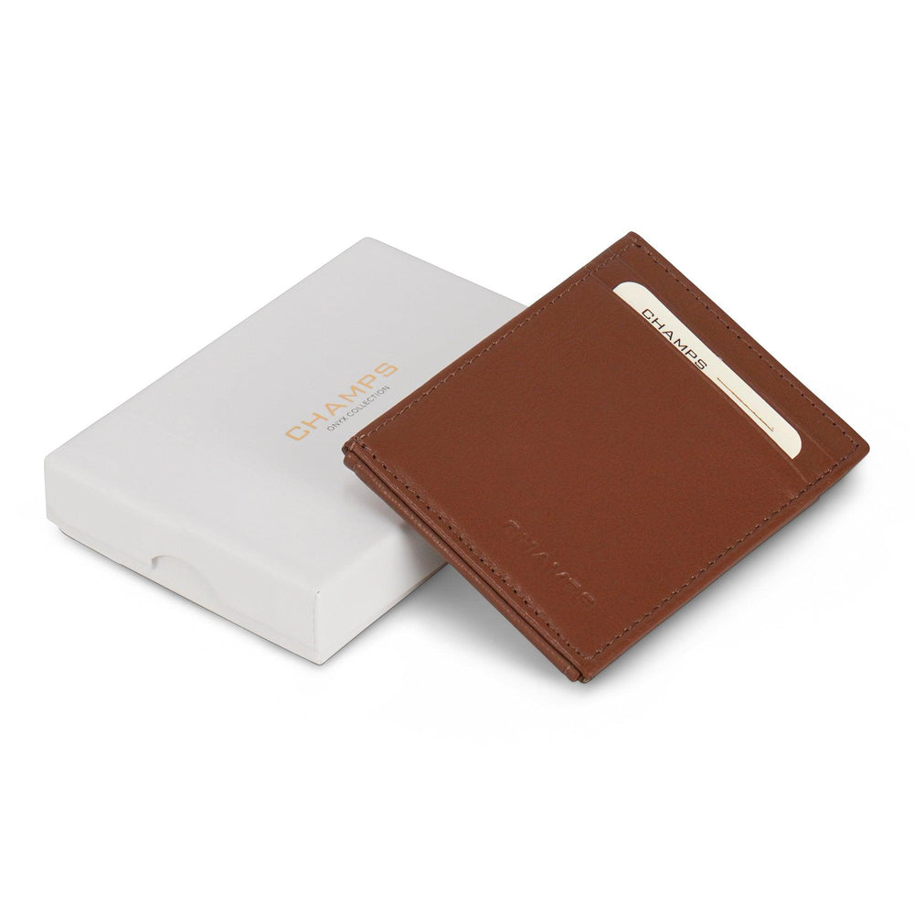 Onyx / Leather Mag Hybrid Card Holder EX-STOCK Canada