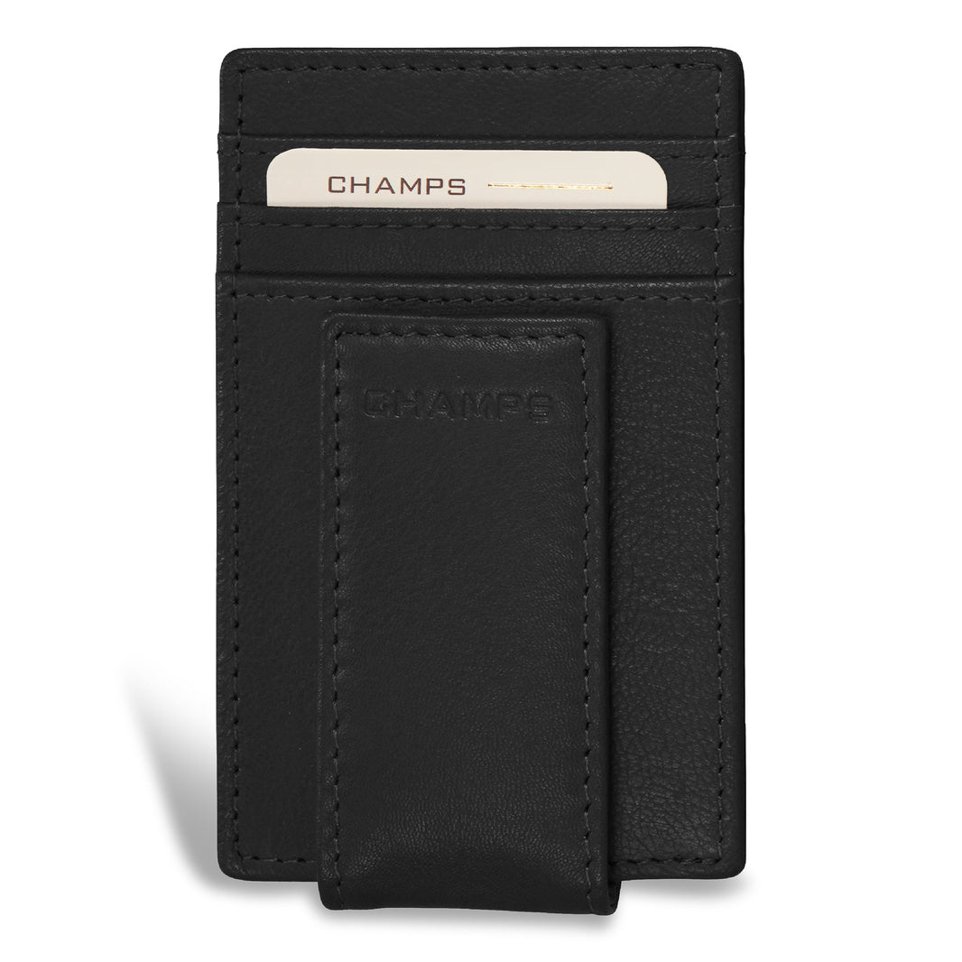 Onyx / Leather Mag Card Case EX-STOCK Canada