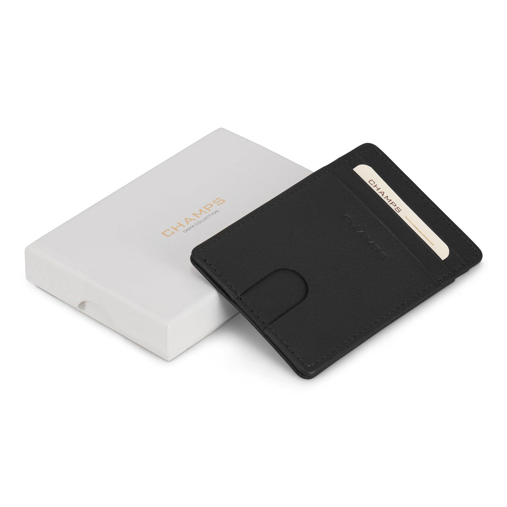 Onyx / Leather Access Card Case EX-STOCK Canada