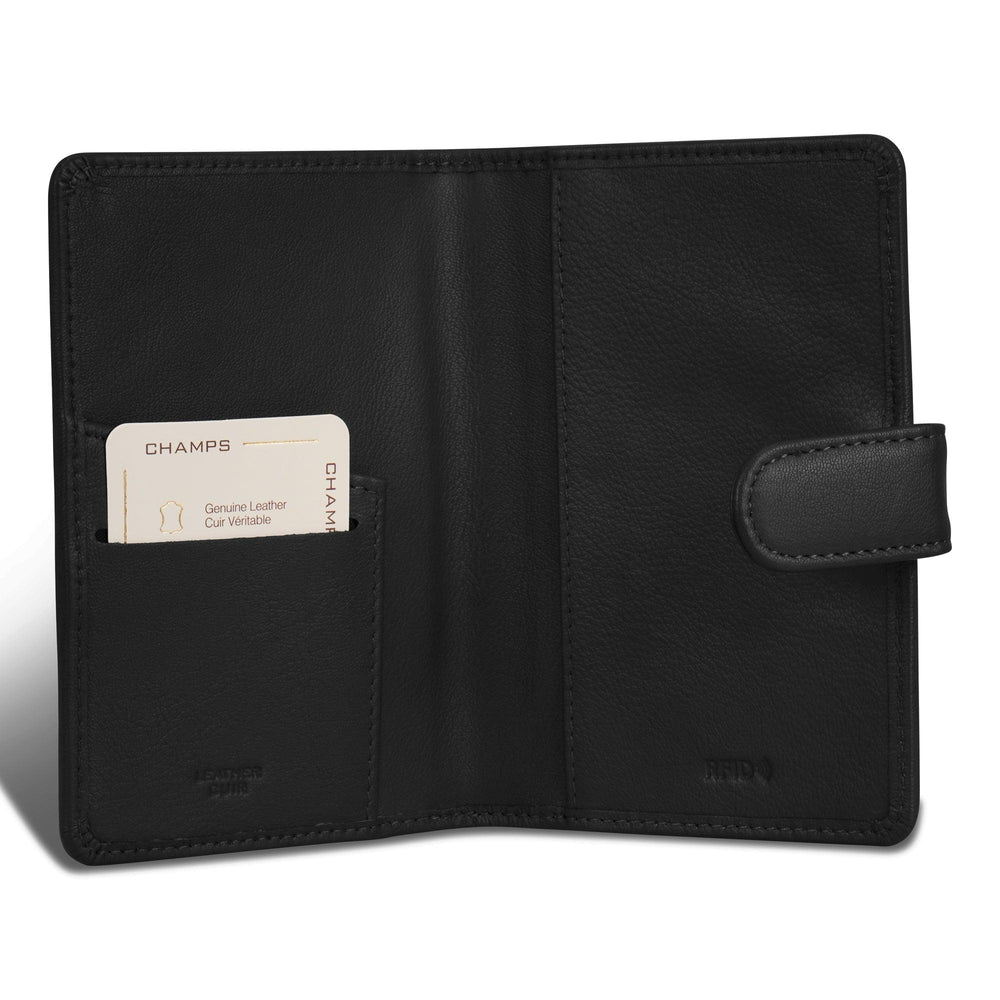 Onyx / Leather Passport Case EX-STOCK Canada