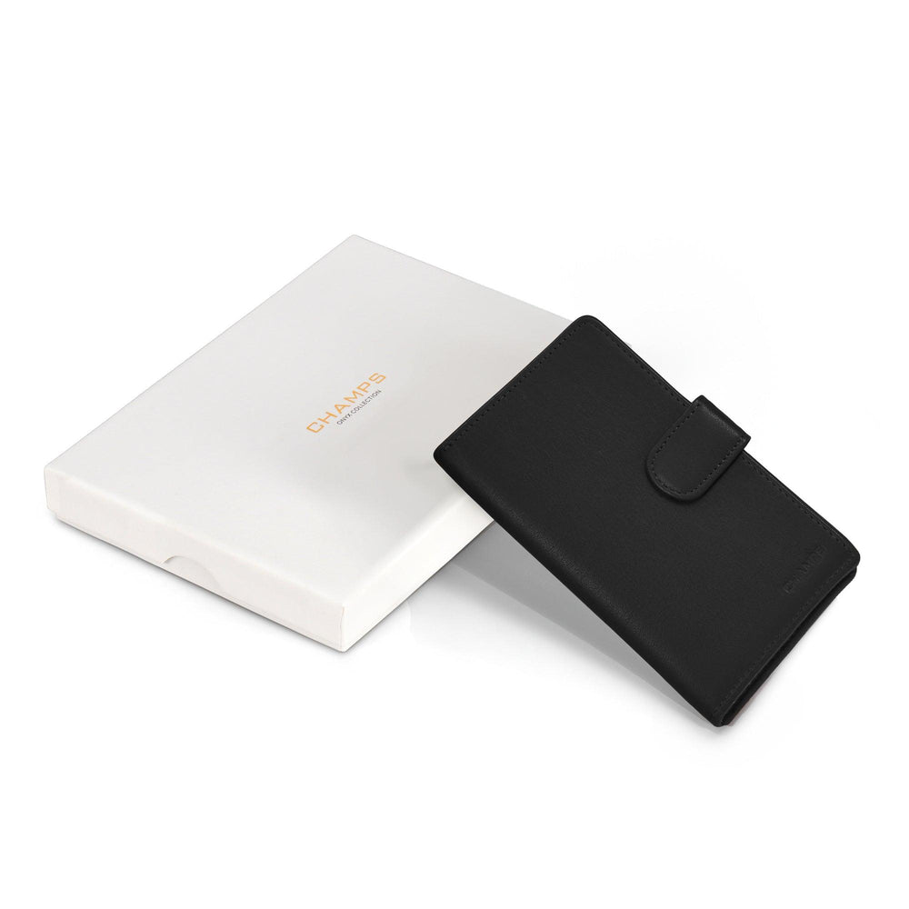 Onyx / Leather Passport Case EX-STOCK Canada
