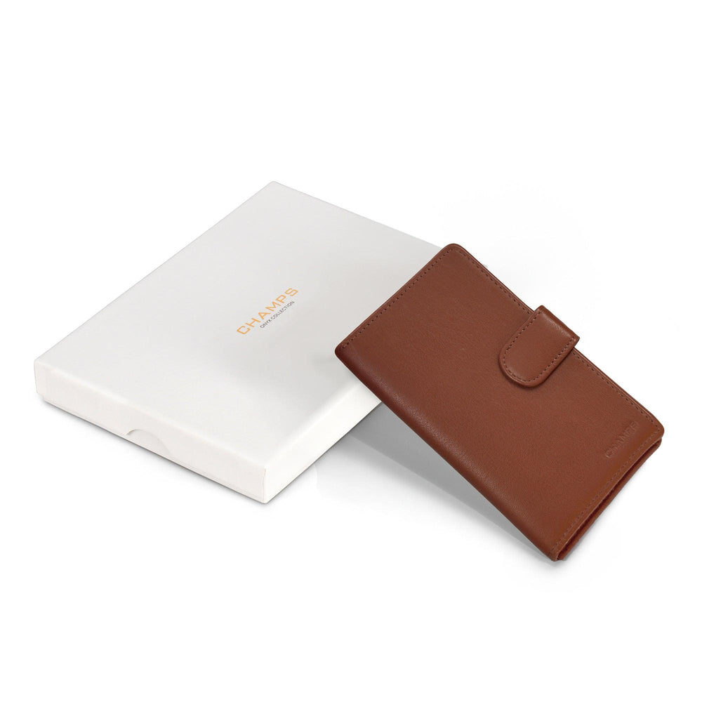 Onyx / Leather Passport Case EX-STOCK Canada