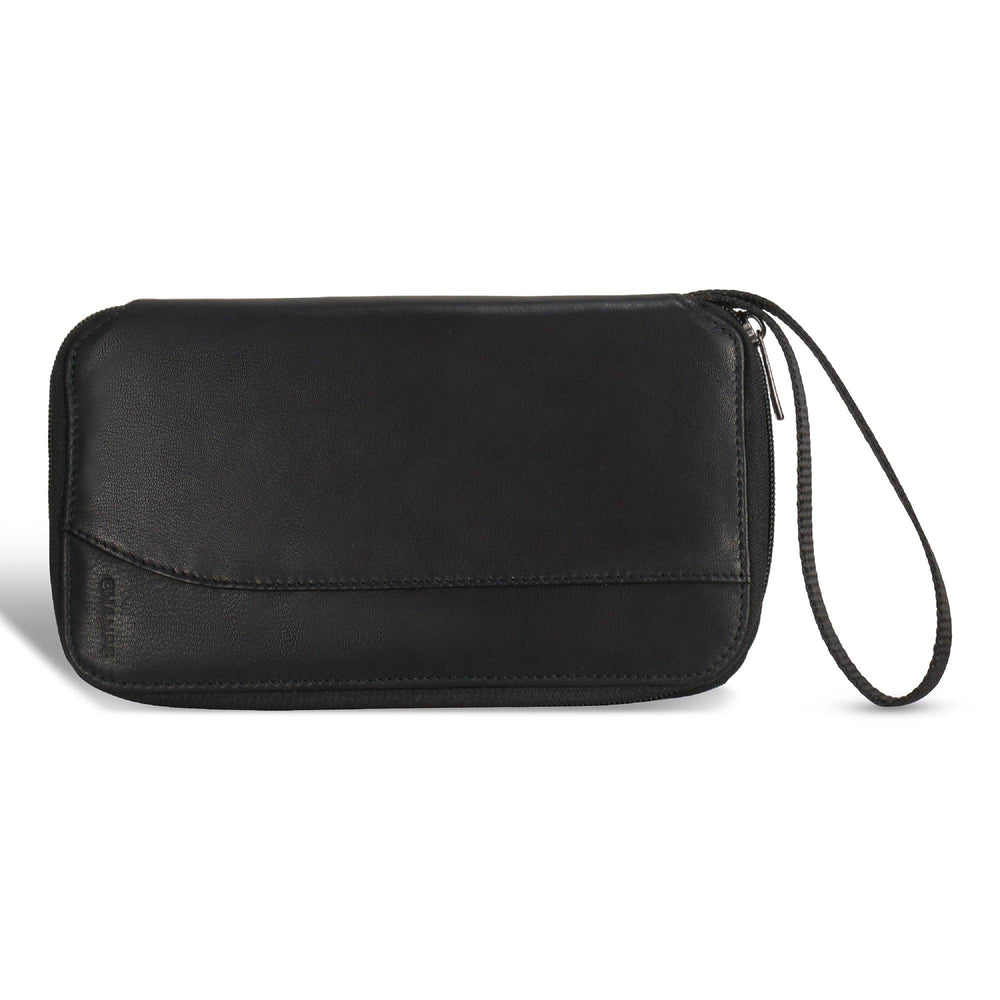 Porte-passeport multiple en cuir / onyxEX-STOCK Canada