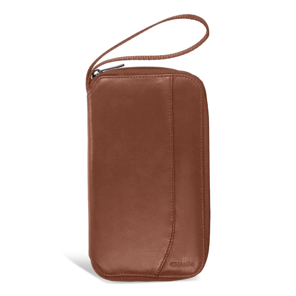 Porte-passeport multiple en cuir / onyxEX-STOCK Canada