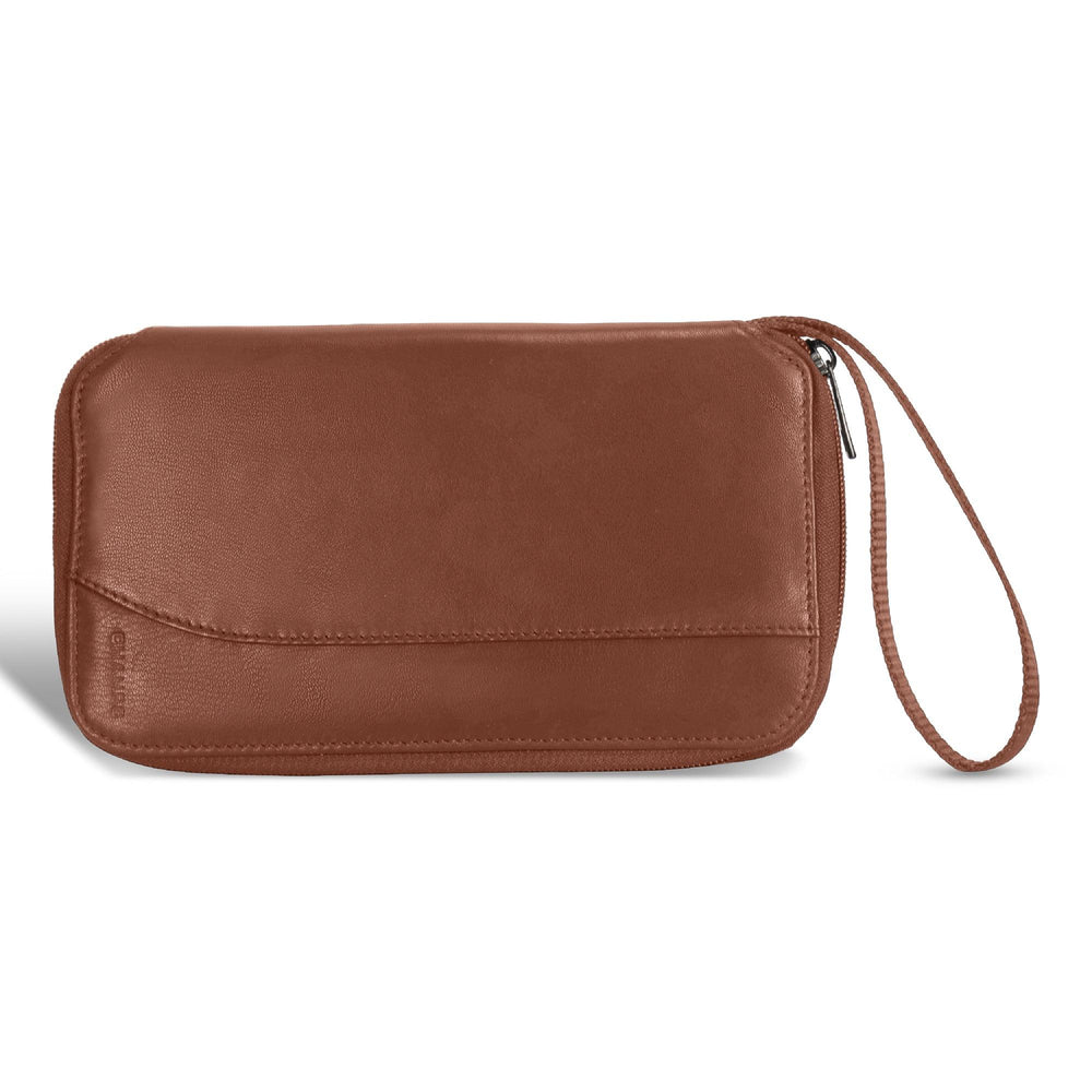 Porte-passeport multiple en cuir / onyxEX-STOCK Canada