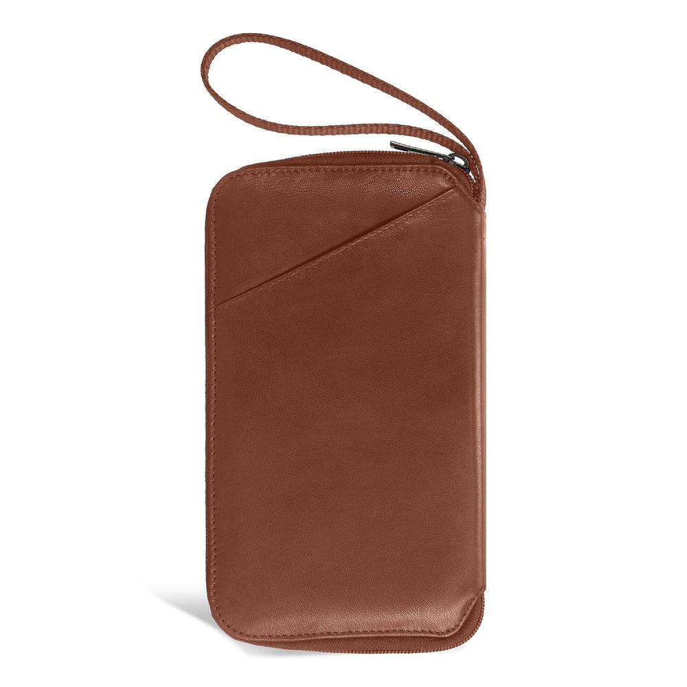 Porte-passeport multiple en cuir / onyxEX-STOCK Canada