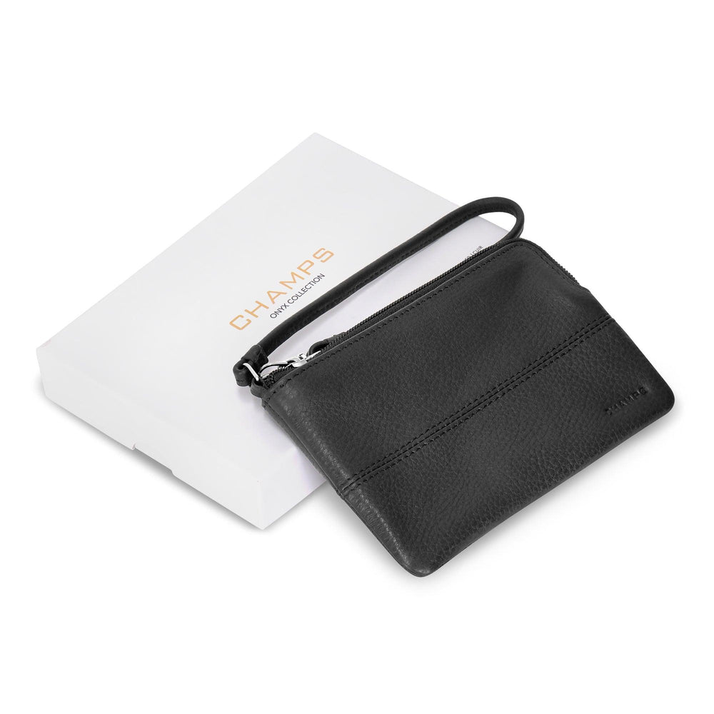 Onyx / Leather Wristlet EX-STOCK Canada