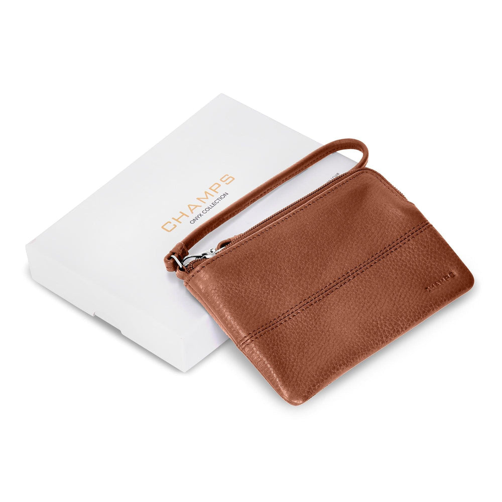 Onyx / Leather Wristlet EX-STOCK Canada