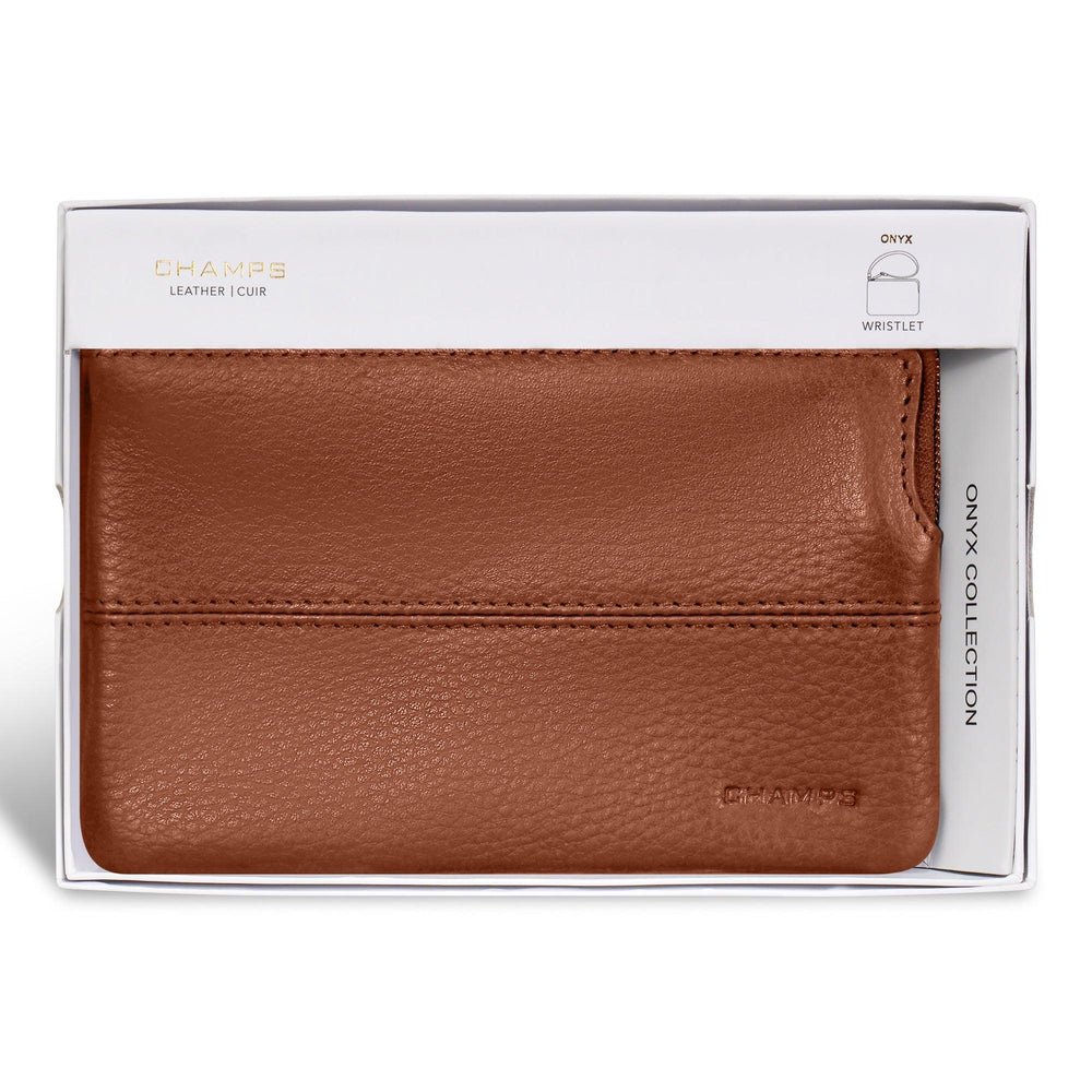Onyx / Leather Wristlet EX-STOCK Canada