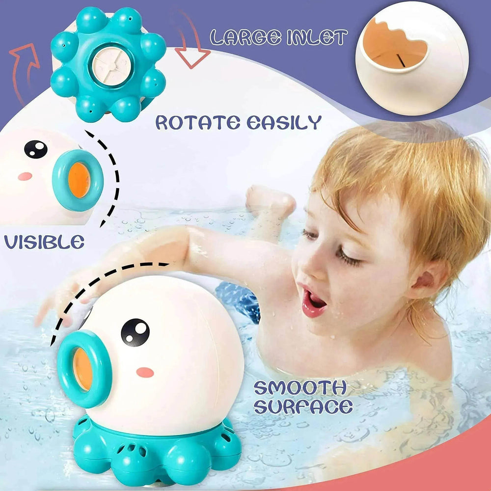 Octopus Fountain Bath Toy: Fun Water Sprinkler - EX-STOCK Canada