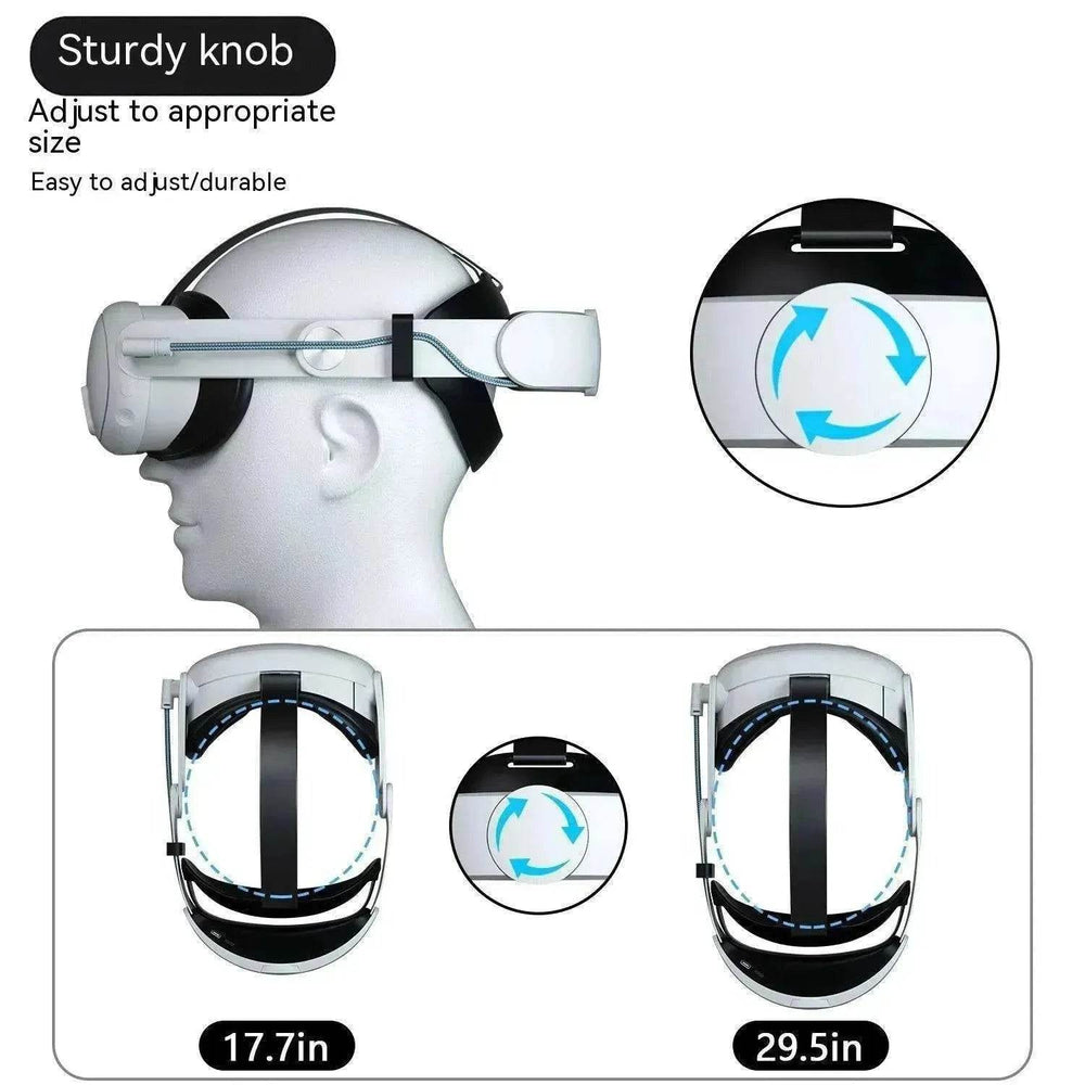 Oculus Quest3 Head Wear 18W Fast Charge VR Glasses Meta Headband Accessories - EX-STOCK Canada