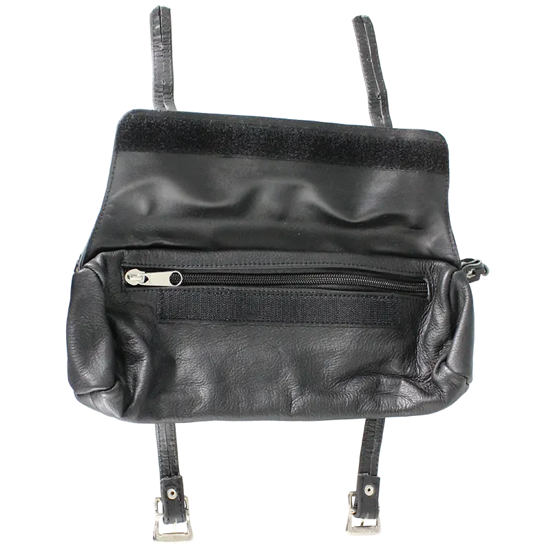 Bolsa de Herramientas de Cuero Pequeña Open Road con Doble HebillaEX-STOCK Canada