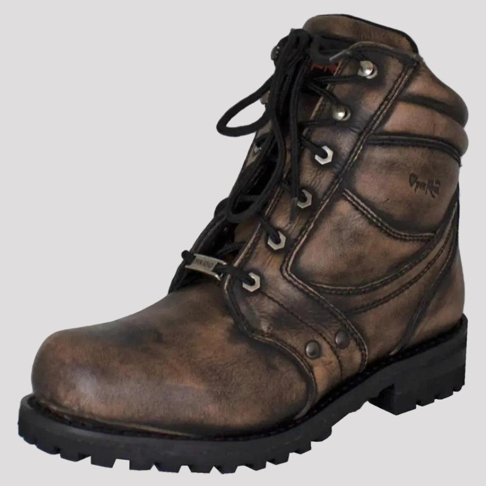 Bottes de moto à lacets pour hommes Open Road 7"