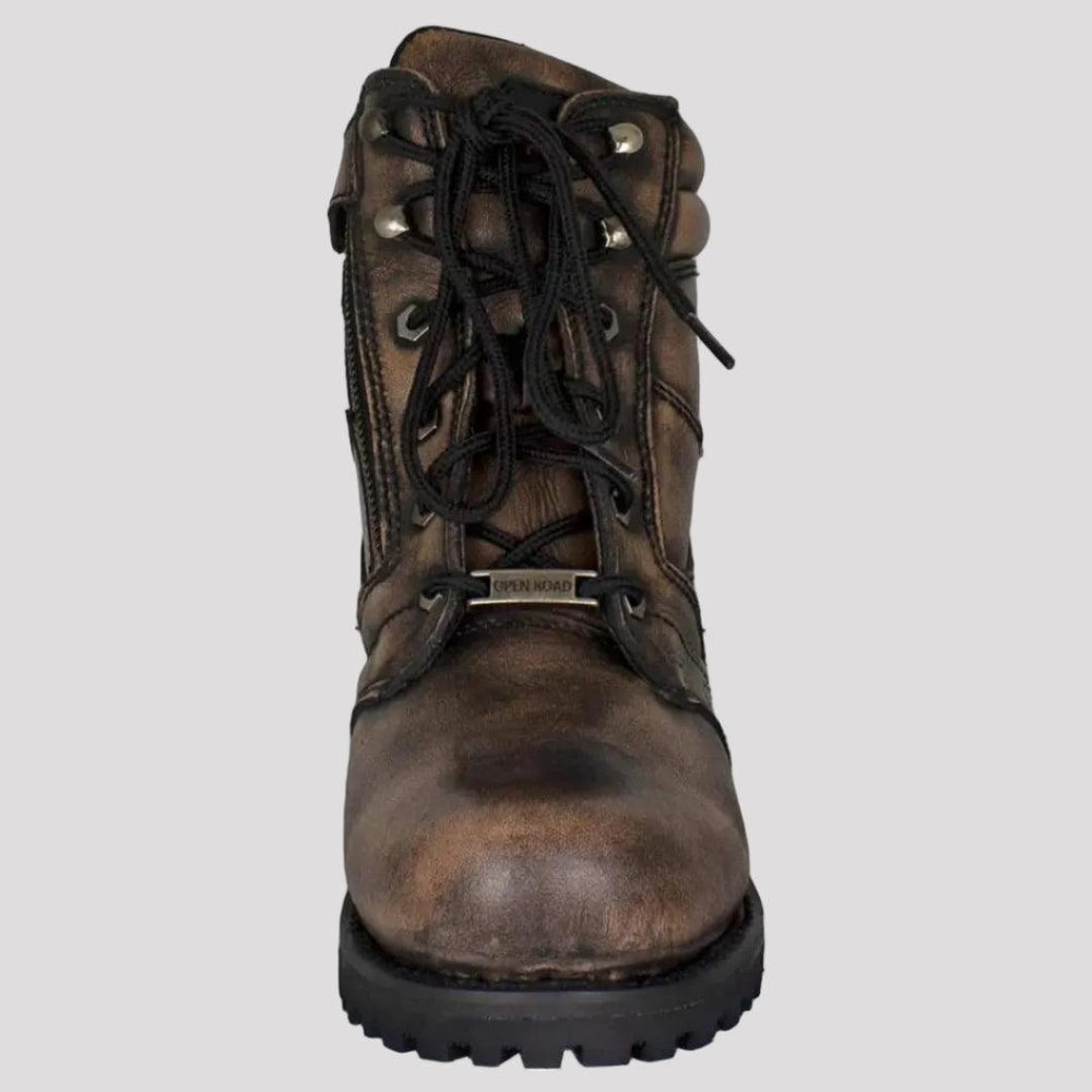 Bottes de moto à lacets pour hommes Open Road 7"