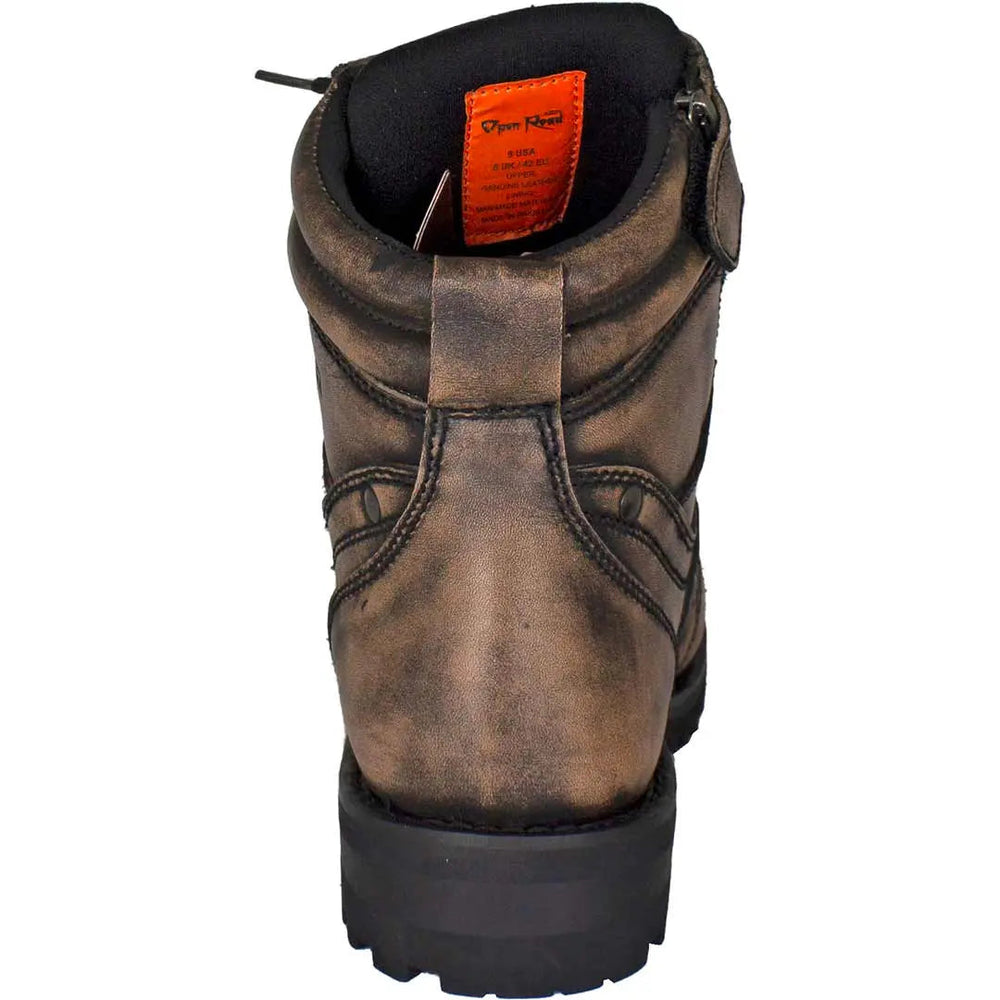 Bottes de moto à lacets pour homme Open Road 7"EX-STOCK Canada