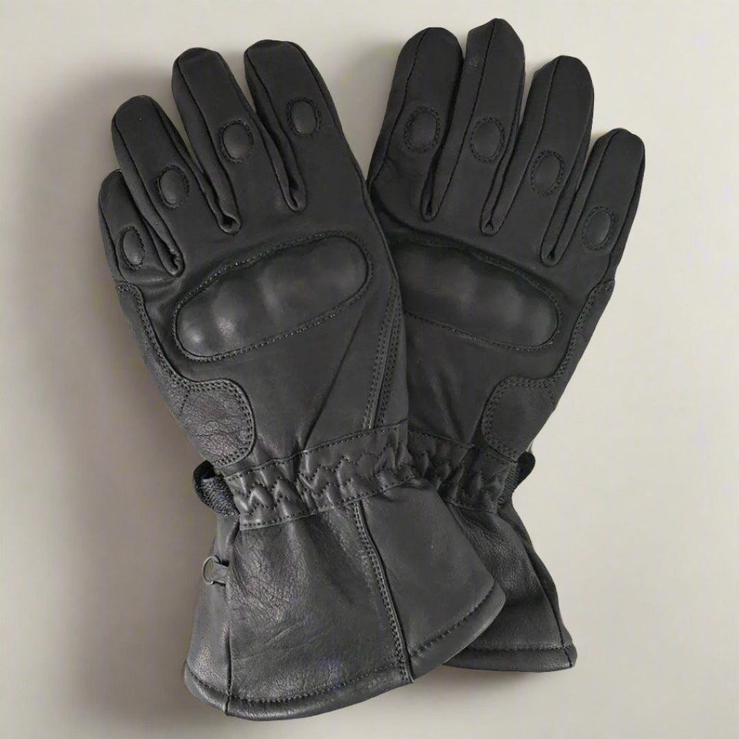Open Road Men's Armored Gauntlet Leather Motorcycle Gloves EX-STOCK Canada