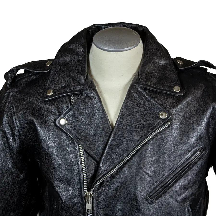 Open Road Men's Classic Leather Motorcycle Jacket EX-STOCK Canada