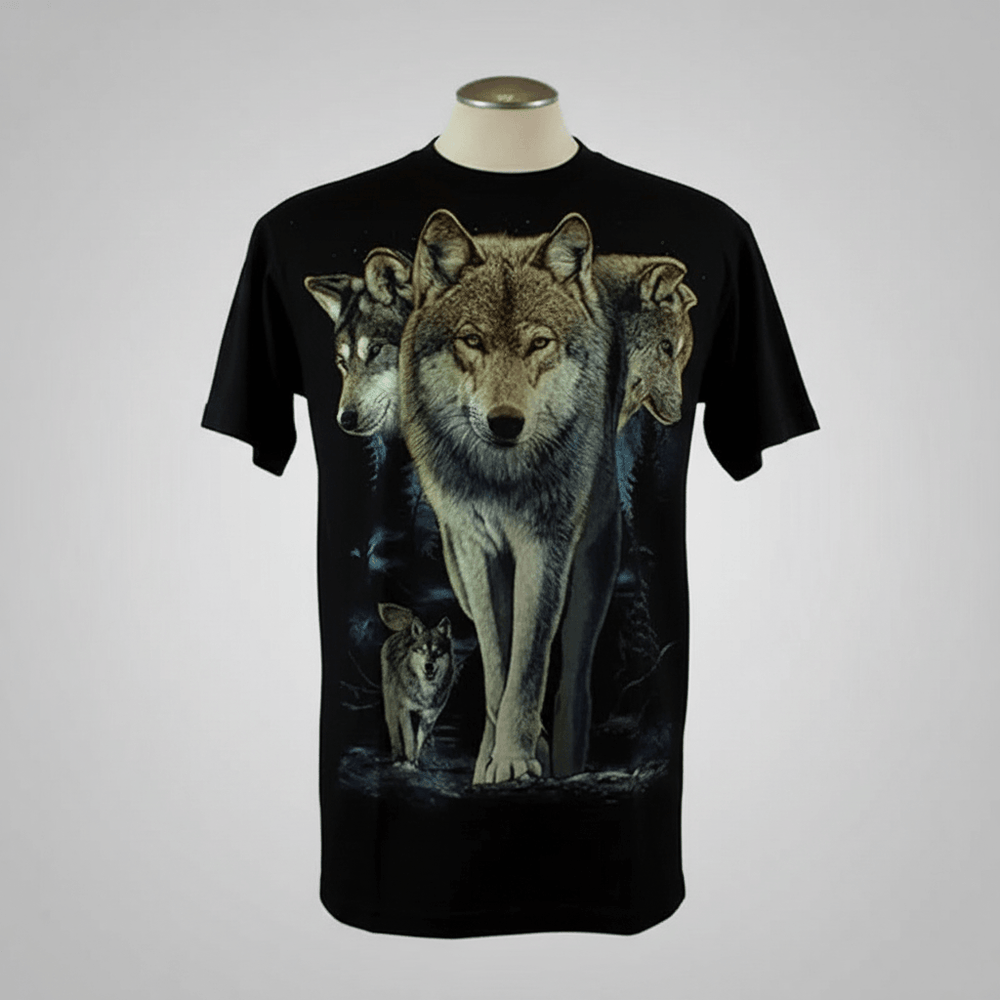 BOL/Open Road Men's Glow In The Dark Wolf T-Shirt