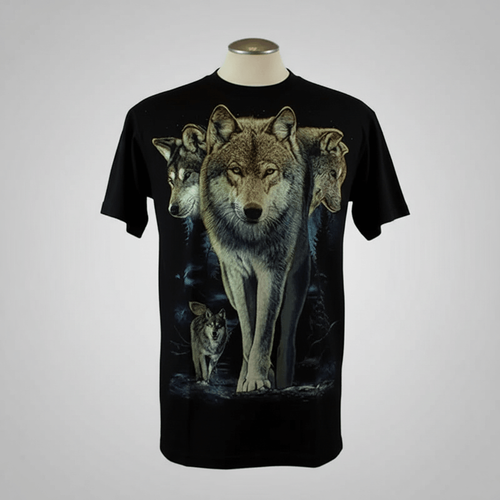 BOL/Open Road Men's Glow In The Dark Wolf T-Shirt
