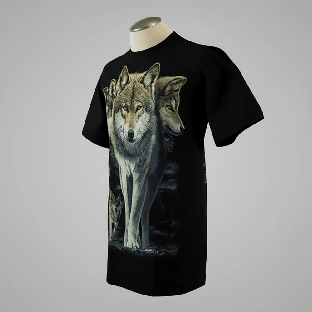 BOL/Open Road Men's Glow In The Dark Wolf T-Shirt