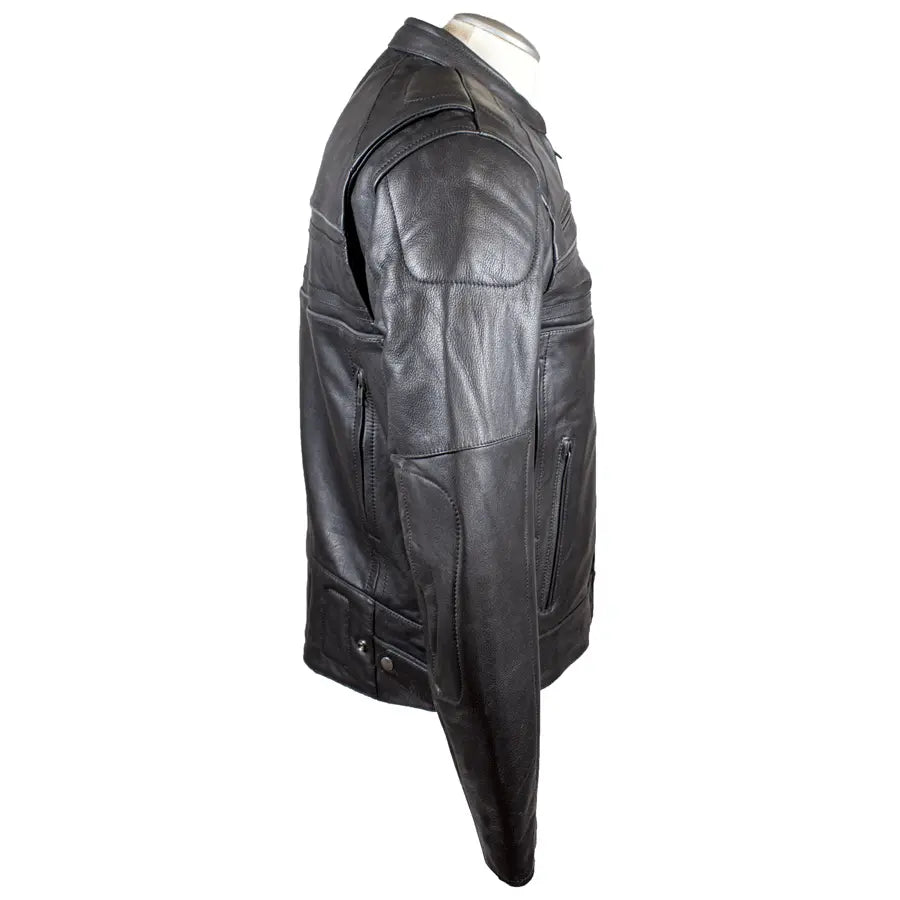 Chaqueta de cuero para hombre Open Road con protección para montarEX-STOCK Canada