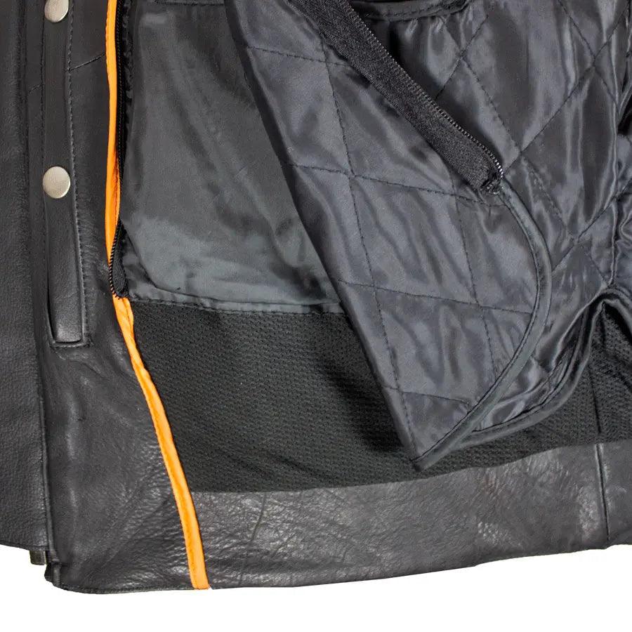 Open Road Men's Leather Armored Riding Jacket EX-STOCK Canada