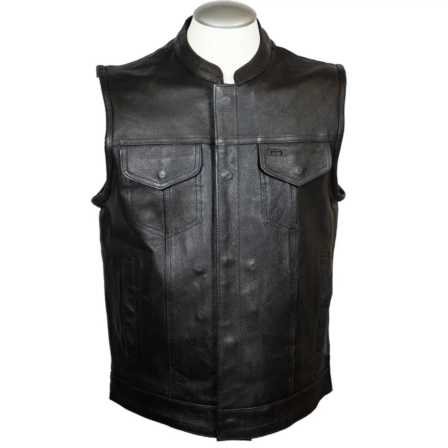 Open Road Men's Leather Club Vest EX-STOCK Canada