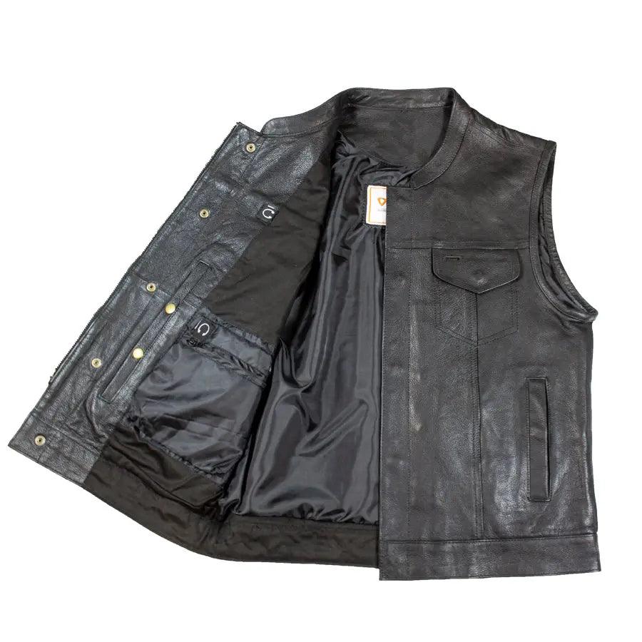 Open Road Men's Leather Club Vest EX-STOCK Canada