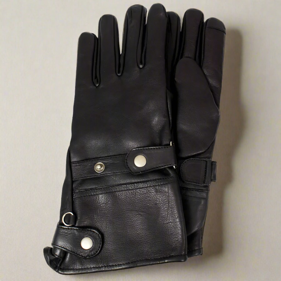 Open Road Men's Leather Gauntlet Riding Gloves EX-STOCK Canada