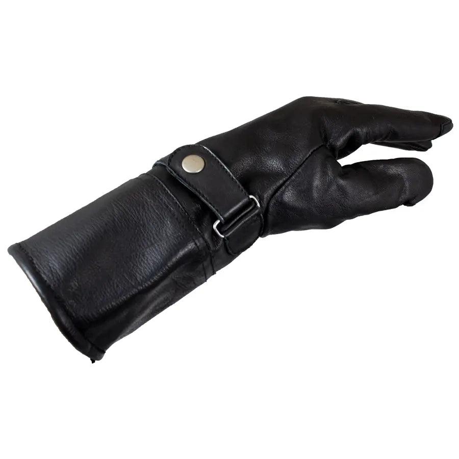 Open Road Men's Leather Gauntlet Riding Gloves EX-STOCK Canada