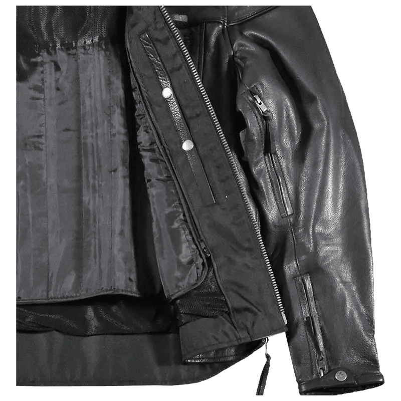 Open Road Men's Maverick Leather Motorcycle Jacket EX-STOCK Canada