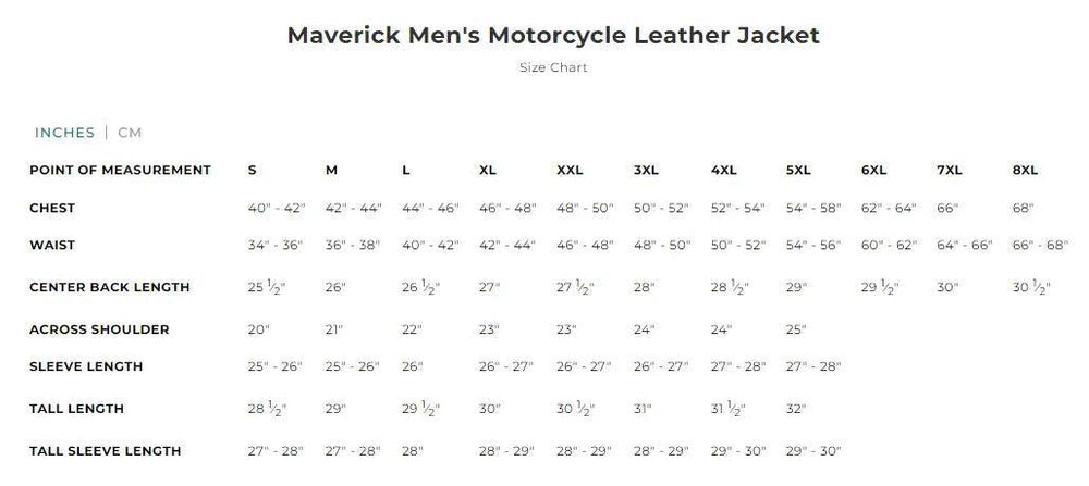 Open Road Men's Maverick Leather Motorcycle Jacket EX-STOCK Canada