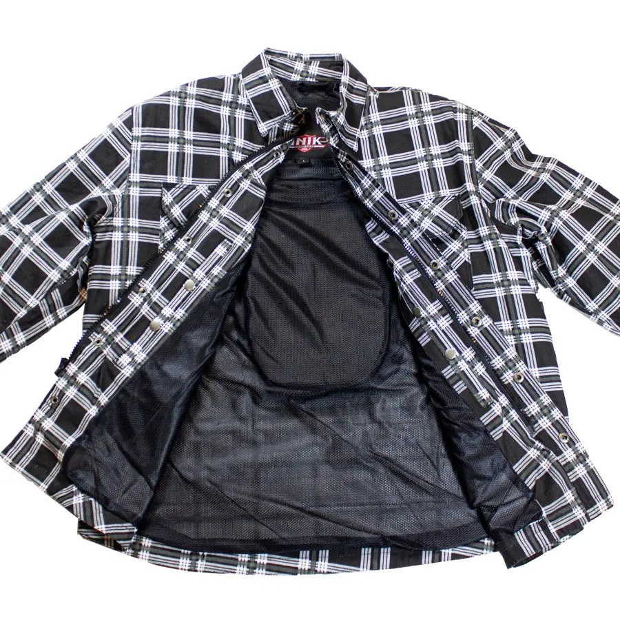 Chaqueta Camisa Acolchada de Franela a Cuadros para Hombre de Unik InternationalEX-STOCK Canada