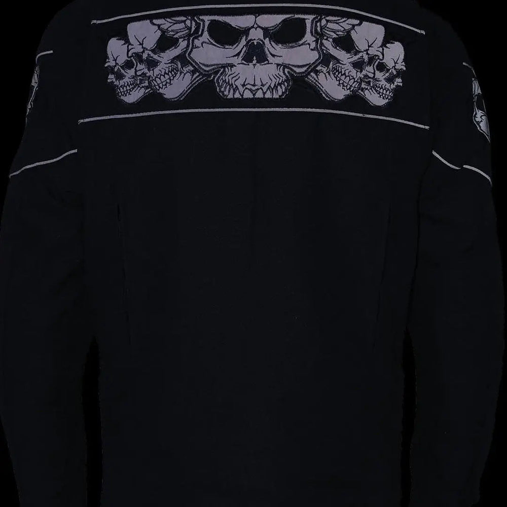 Open Road Herren Reflektierende Skull Cordura MotorradjackeEX-STOCK Canada