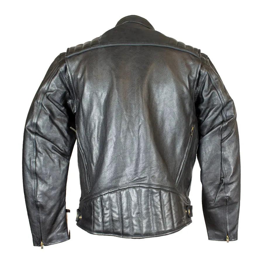 Open Road Men's Ribbed Padding Leather Motorcycle Jacket EX-STOCK Canada
