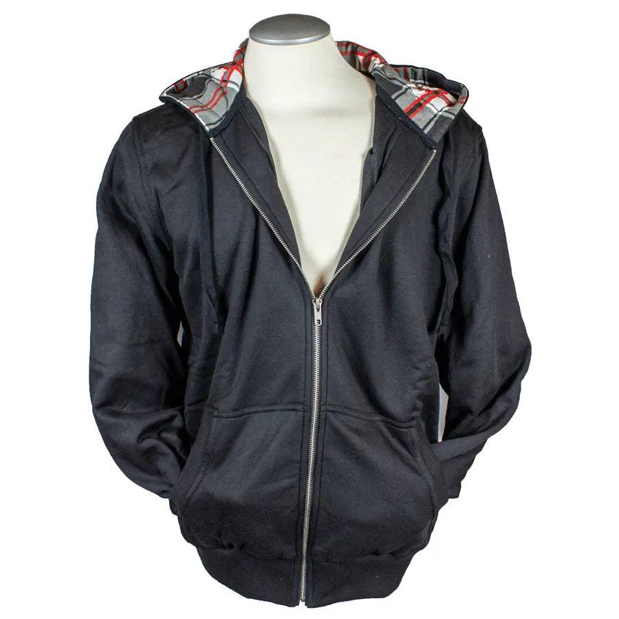 Open Road Men's Zip-Up Hoodie with Checkered Hood EX-STOCK Canada