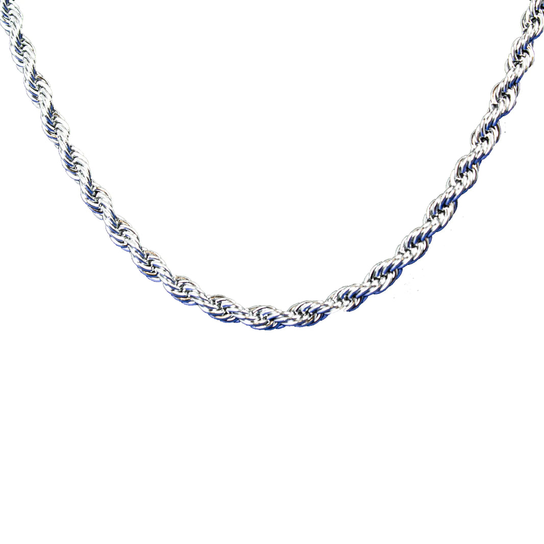 Open Road Stainless Steel Twist Chain Necklace EX-STOCK Canada