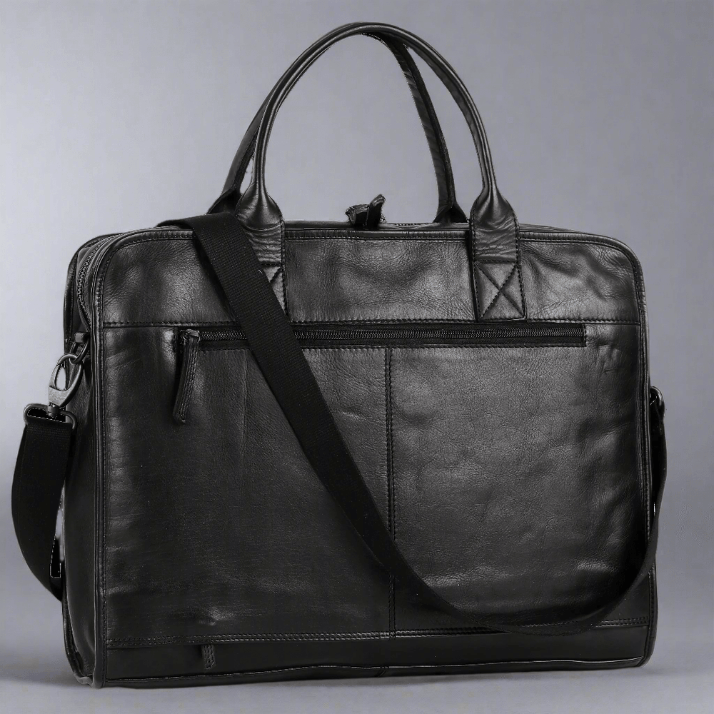 BOL/Open Road Two Handle Messenger Laptop Leather Bag EX-STOCK Canada