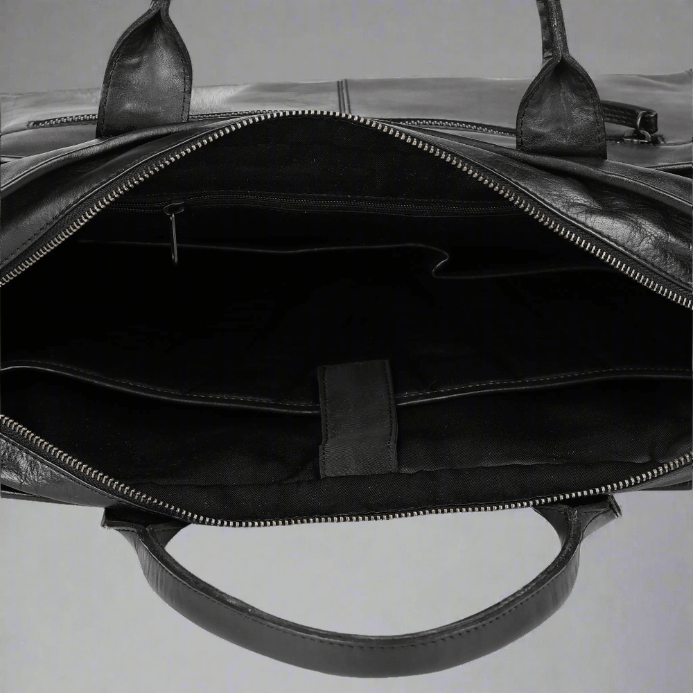 BOL/Open Road Two Handle Messenger Laptop Leather Bag EX-STOCK Canada